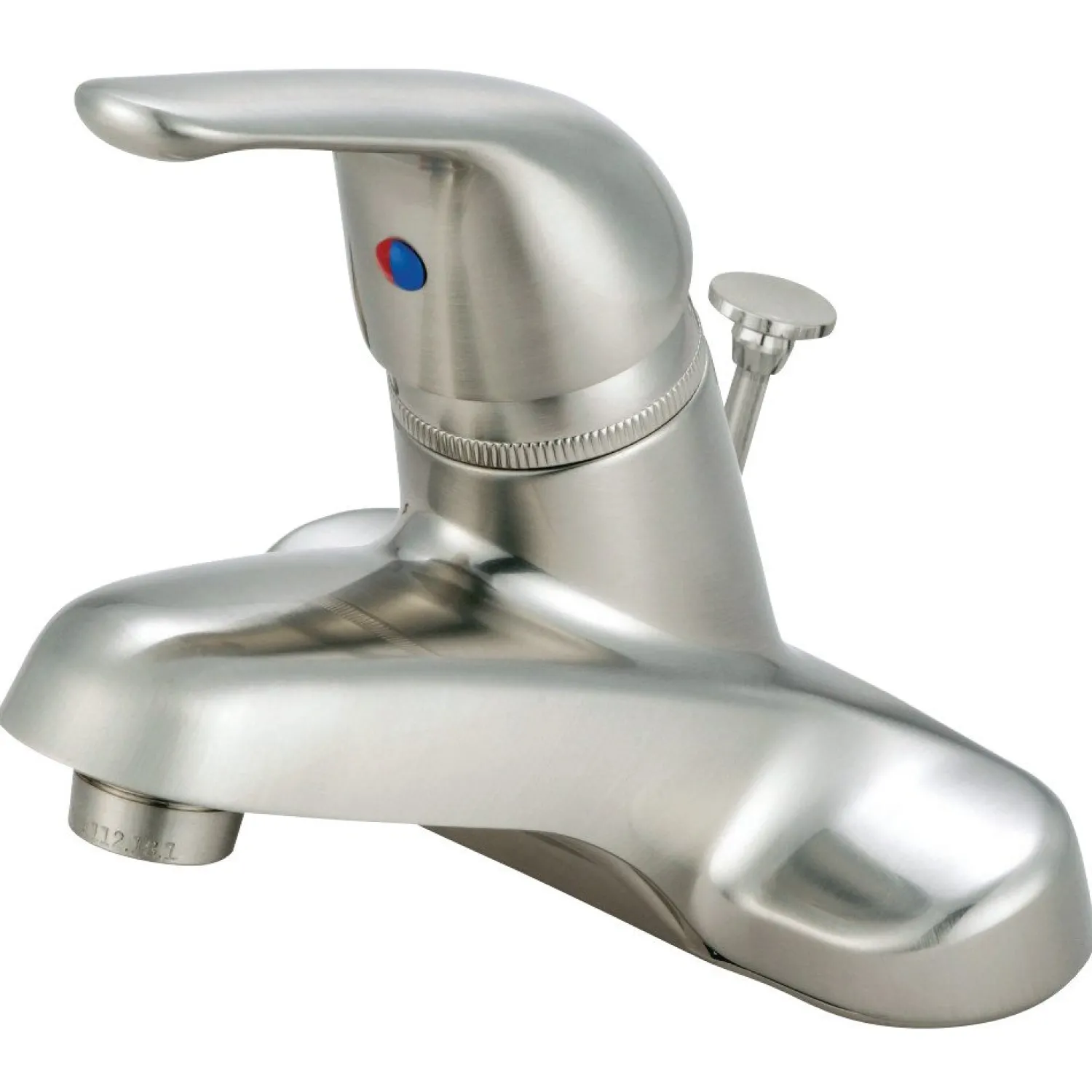 Online Water Saving Chatham Centerset Lavatory Faucet with Single Lever Handle and Brass Pop-up 4" Center Set