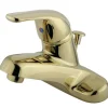 Best Water Saving Chatham Centerset Lavatory Faucet with Single Lever Handle and ABS Pop-up 4" Center Set