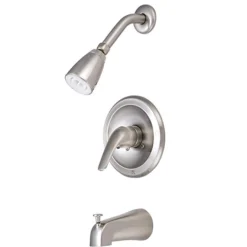 Water Saving Chatham Tub and Shower Faucet with Water Savings Showerhead and Single Lever Handle Tub & Shower Sets