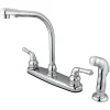 Best Water Saving Magellan Centerset Kitchen Faucet with Matching Side Sprayer Faucets With Side Spray