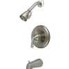 Outlet Water Saving Magellan Single Handle Lever Tub and Shower Faucet with 1.5GPM Showerhead Tub & Shower Sets