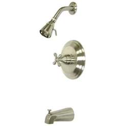 Best Water Saving Restoration Tub and Shower Faucet with Cross Handles Tub & Shower Sets