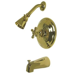 Best Water Saving Restoration Tub and Shower Faucet with Cross Handles Tub & Shower Sets