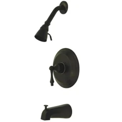 Discount Water Saving Restoration Tub and Shower Faucet with Lever Handles Tub & Shower Sets
