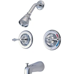 Clearance Water Saving Vintage Tub and Shower Faucet with Pressure Balanced Valve Tub & Shower Sets