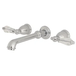 Best Wilshire Two-Handle Wall Mount Bathroom Faucet Wall Mount