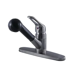 Best Wyndham Single-Handle Pull-Out Kitchen Faucet Single Hole