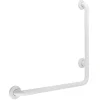Online 24" x 24" L-Shaped ADA Grab Bar in White Grab Bars