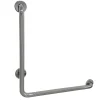 Clearance 24" x 24" L-Shaped Stainless Steel ADA Grab Grab Bars