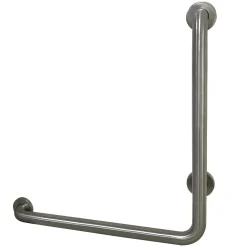 New 24" x 24" L-Shaped Stainless Steel ADA Grab Grab Bars