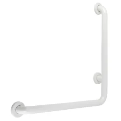 Outlet 24" x 24" L-Shaped Stainless Steel ADA Grab Grab Bars