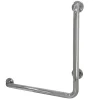 24" x 24" L-Shaped Stainless Steel ADA Grab Grab Bars
