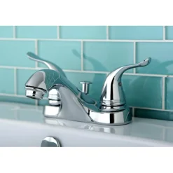 Online Yosemite Contemporary 4-inch Centerset Two Handle Lavatory Faucet 4" Center Set