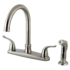 Outlet Yosemite 8-Inch Centerset Kitchen Faucet with Side Sprayer Faucets With Side Spray