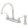 New Yosemite 8-Inch Centerset Kitchen Faucet with Sprayer Faucets With Side Spray