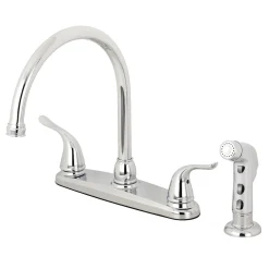 New Yosemite 8-Inch Centerset Kitchen Faucet with Sprayer Faucets With Side Spray