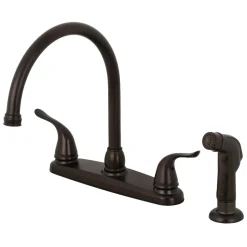 New Yosemite 8-Inch Centerset Kitchen Faucet with Sprayer Faucets With Side Spray