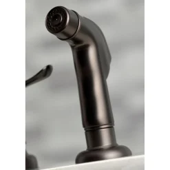 New Yosemite 8-Inch Centerset Kitchen Faucet with Sprayer Faucets With Side Spray