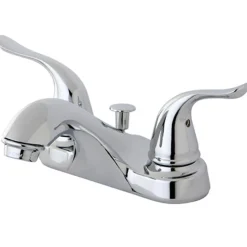 Sale Yosemite 4-Inch Centerset Two Handle Lavatory Faucet with Pop-up Drain 4" Center Set