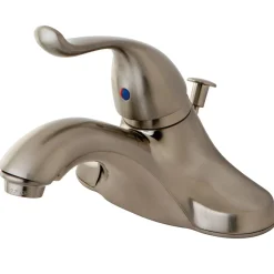 New Yosemite KB5548YL 4-inch Centerset Single Handle Lavatory Faucet in Satin Nickel 4" Center Set