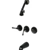 Sale Yosemite KB2235YL Three Handle Tub Shower Faucet in Oil Rubbed Bronze Tub & Shower Sets