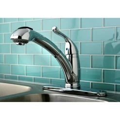 New Yosemite Single-Handle Pull-Out Kitchen Faucet Single Hole