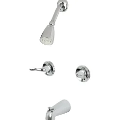 Hot Yosemite Two Handle Tub Shower Faucet Tub & Shower Sets