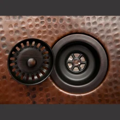 New 3.5″ Kitchen, Prep, Bar Basket Strainer Drain – Oil Rubbed Bronze Sink Drains, Disposer Flanges & Air Gaps