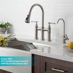 Sale Allyn Drinking Water Dispenser Kitchen Faucet in Spot Free Stainless Steel Single Hole|Water Filter Faucets