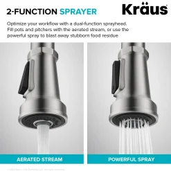 New Allyn Stainless Nut & Bolt Diamond Cut Kitchen Faucet Single Hole