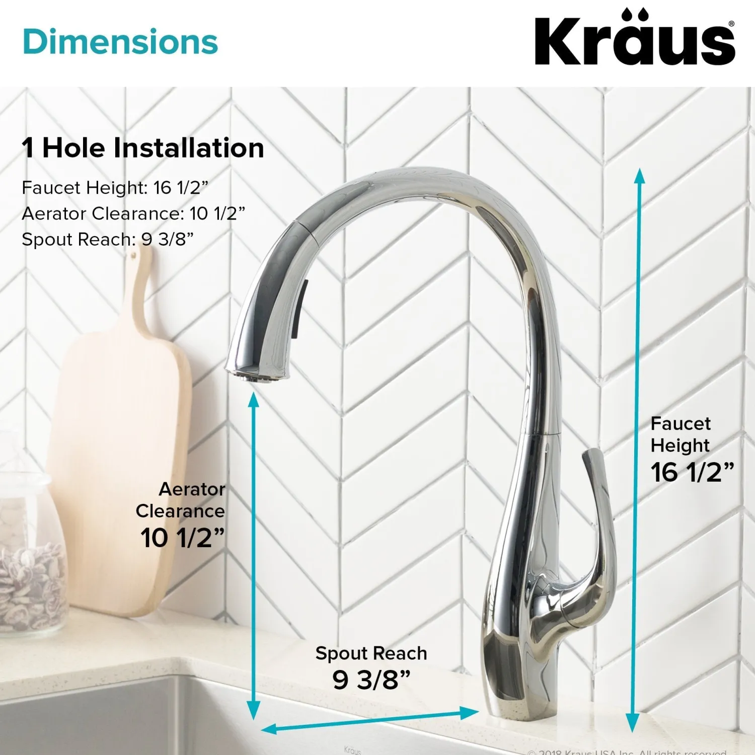 Best Ansel Dual Function Pull-Down Kitchen Faucet in Chrome - Discontinued Single Hole