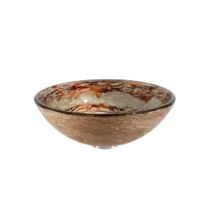 Sale Ares Glass Vessel Bathroom Sink with PU-MR Above Counter / Vessel Sinks