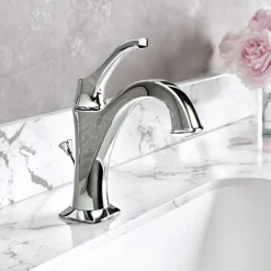Best Arlo Single Handle Basin Bathroom Faucet in Chrome Single Hole
