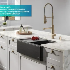 Discount Artec Pro 2-Function Commercial Style Pre-Rinse Kitchen Faucet in Spot Free Antique Champagne Bronze Single Hole