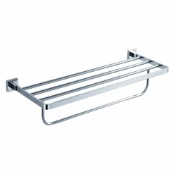 Sale Aura Bathroom Accessories - Bath Towel Rack with Towel Bar Towel Bars
