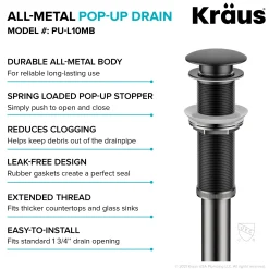 Sale Bathroom Sink Pop-Up Drain with Extended Thread Sink Drains|Overflow Bathroom Sink Drains
