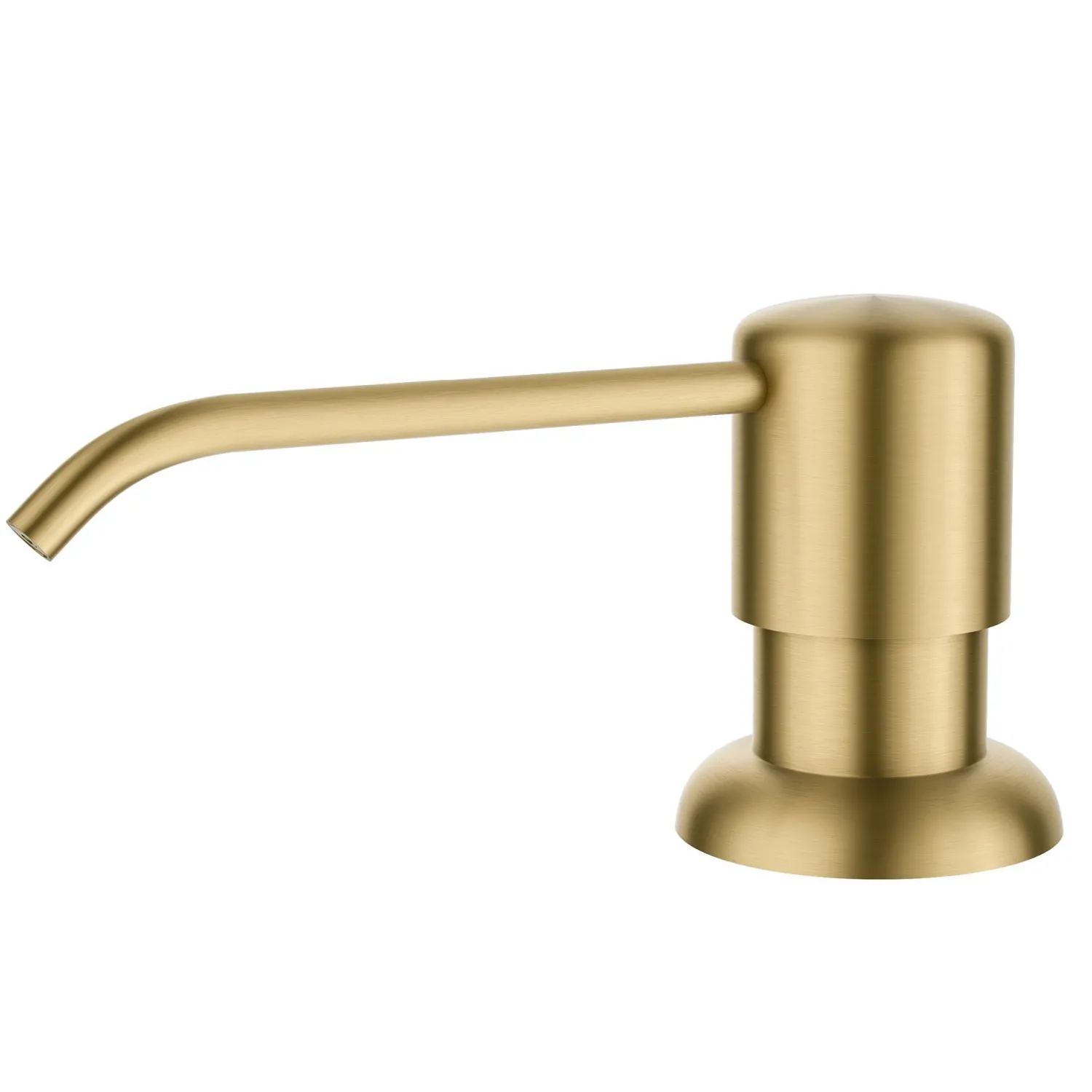 Boden Kitchen Soap and Lotion Dispenser in Brushed Brass Soap Dispensers