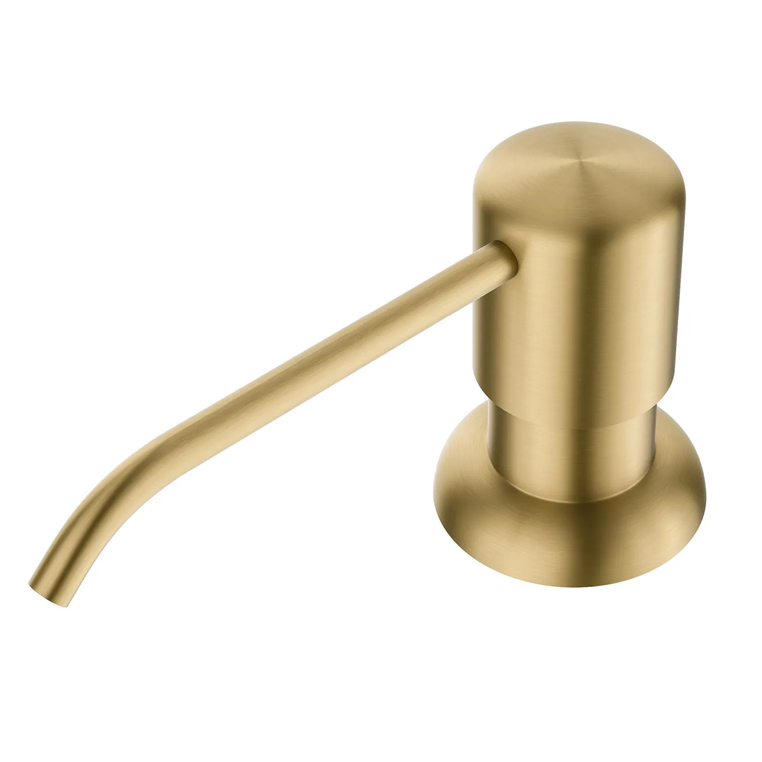Boden Kitchen Soap and Lotion Dispenser in Brushed Brass Soap Dispensers