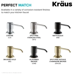 New Boden Kitchen Soap & Lotion Dispenser in Spot Free Antique Champagne Bronze Soap Dispensers