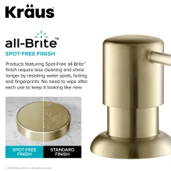 New Boden Kitchen Soap & Lotion Dispenser in Spot Free Antique Champagne Bronze Soap Dispensers