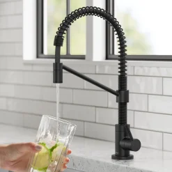 Clearance Bolden Drinking Water Filter Faucet in Matte Black Single Hole|Water Filter Faucets