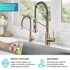 Bolden Drinking Water Filter Faucet in Spot-Free Antique Bronze Single Hole|Water Filter Faucets