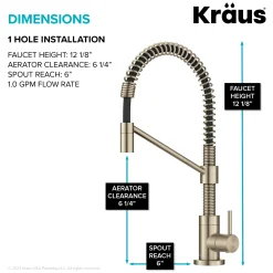 Bolden Drinking Water Filter Faucet in Spot-Free Antique Bronze Single Hole|Water Filter Faucets