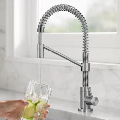 Bolden Drinking Water Filter Faucet in Spot-Free Stainless Single Hole|Water Filter Faucets