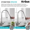 Outlet Britt Commercial Style Kitchen Faucet and Purita Water Filter Faucet Combo in Spot Free Stainless Steel Single Hole|Water Filter Faucets