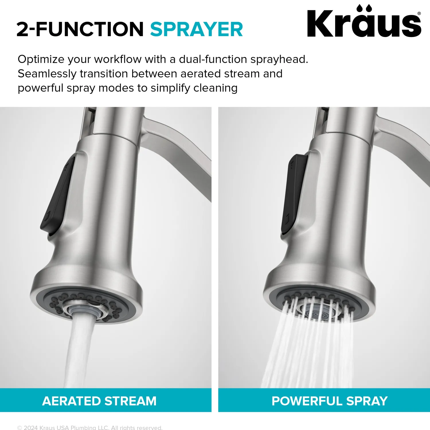 Sale Britt Single Handle Pull Down Kitchen Faucet in Spot-Free Brushed Brass Single Hole