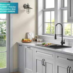 Britt Touchless Pull-Down Single Handle Faucet in Matte Black Touchless, Sensor And Tap Activated Kitchen Faucets|Single Hole