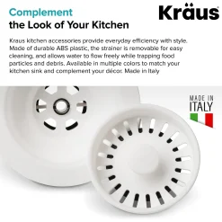 Hot Color Matched Kitchen Sink Strainer Sink Drains, Disposer Flanges & Air Gaps