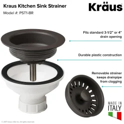 Hot Color Matched Kitchen Sink Strainer Sink Drains, Disposer Flanges & Air Gaps