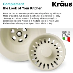 Hot Color Matched Kitchen Sink Strainer Sink Drains, Disposer Flanges & Air Gaps